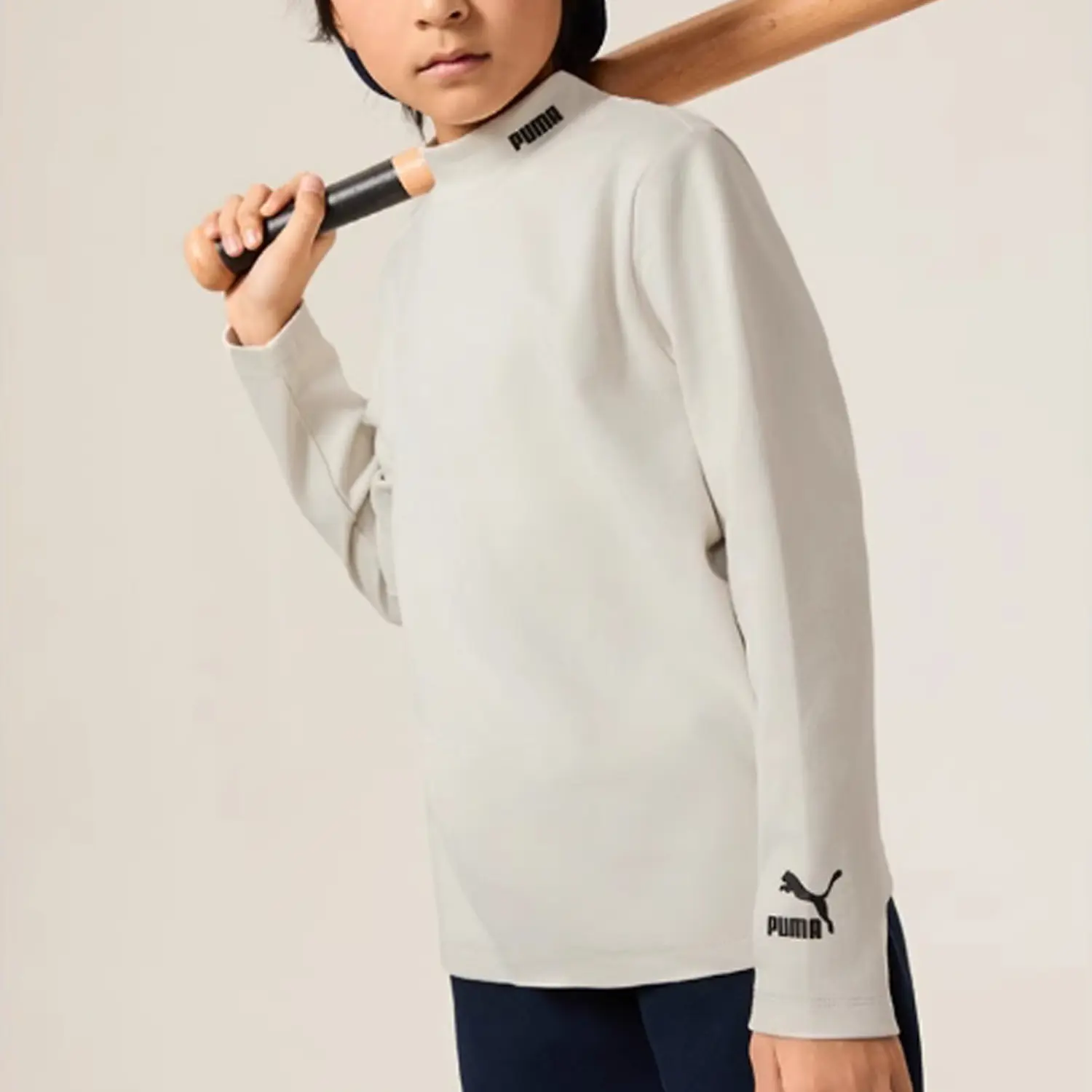 Футболка Sportstyle Collection CLASSICS LOGO Premium Kids' PUMA, серый — фото 3