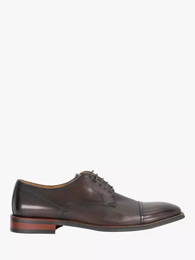 Кожаные туфли-дерби Stones Dune London, Dark Brown