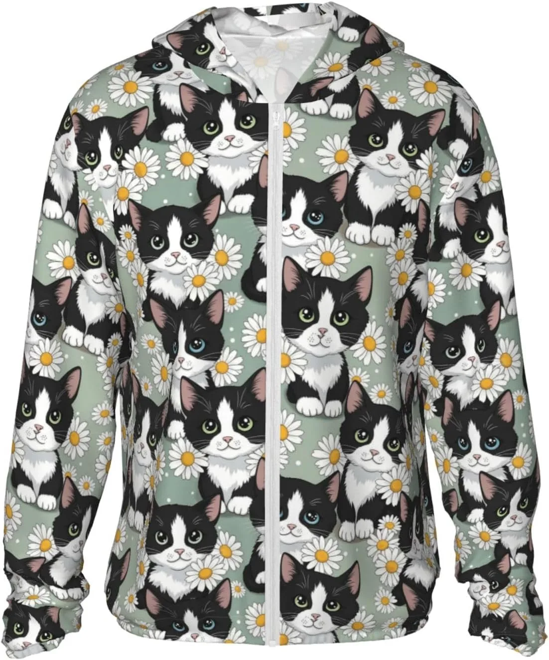 

Supdreamc Унисекс Легкая Солнцезащитная Худи с Капюшоном, UPF 50+