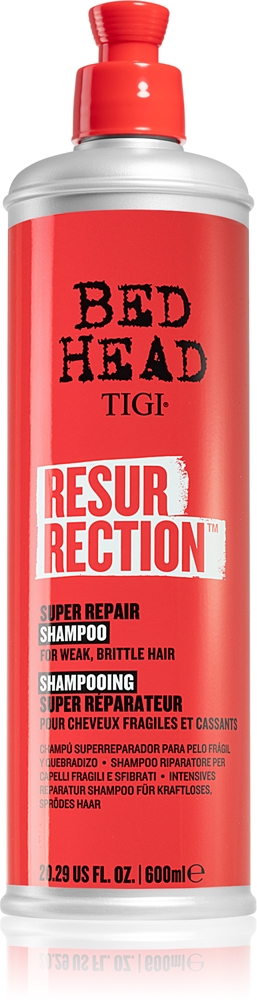 

Система восстановления, супервосстанавливающий шампунь, шампунь для ухода за волосами, для тонких, поврежденных волос Tigi, 600 мл