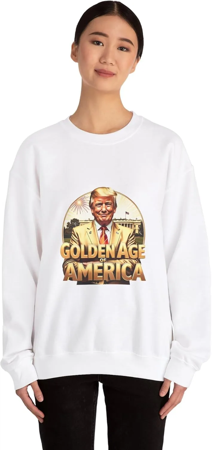 Свитшот Trump Golden Age America, винтажный дизайн, унисекс — фото 4