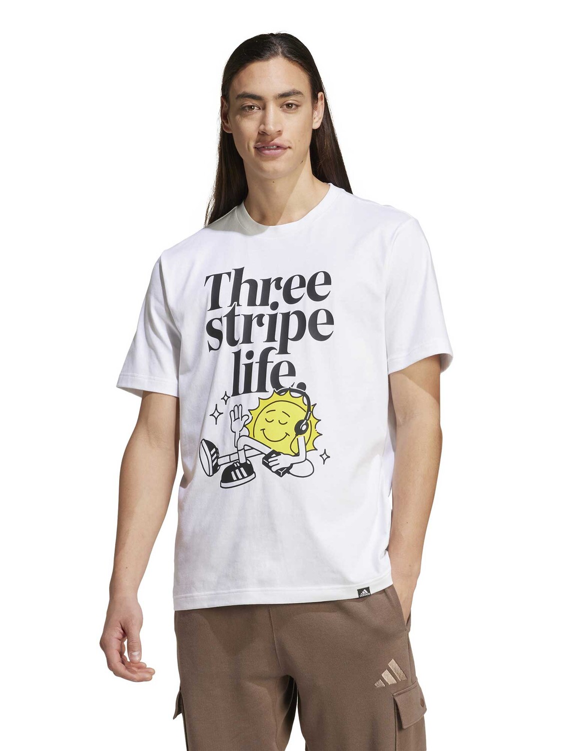 

Футболка Adidas Sportswear Positivity Graphic, белый