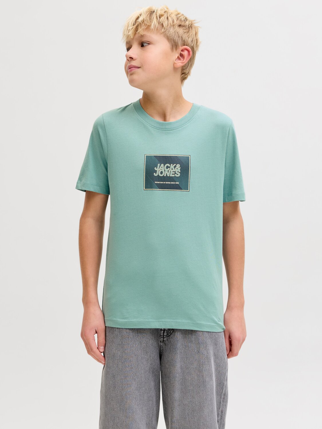Jack & Jones Junior Футболка в цвете мяты — фото 3