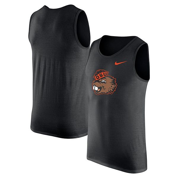 

Мужская черная майка Oregon State Beavers с винтажным логотипом Nike
