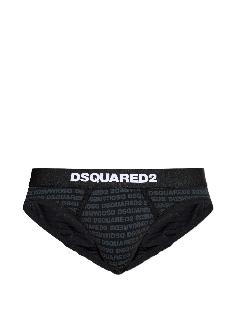

Трусы с логотипом на поясе Dsquared2, черный