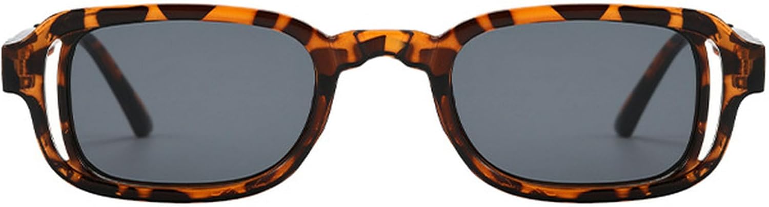 

Модные прямоугольные солнцезащитные очки для женщин, роскошные винтажные солнцезащитные очки в маленькой оправе, женские солнцезащитные очки с леопардовым принтом, квадратные солнцезащитные очки mincl, Leopard