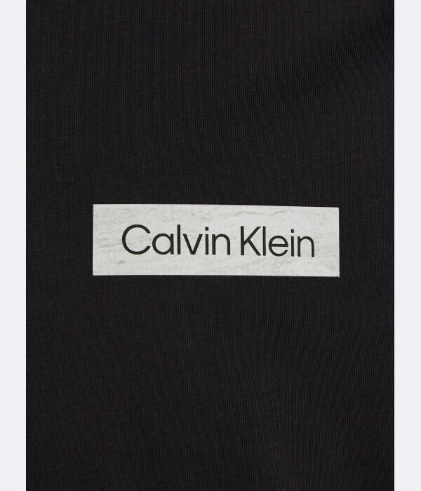 Футболка мужская Calvin Klein с короткими рукавами, черный — фото 4