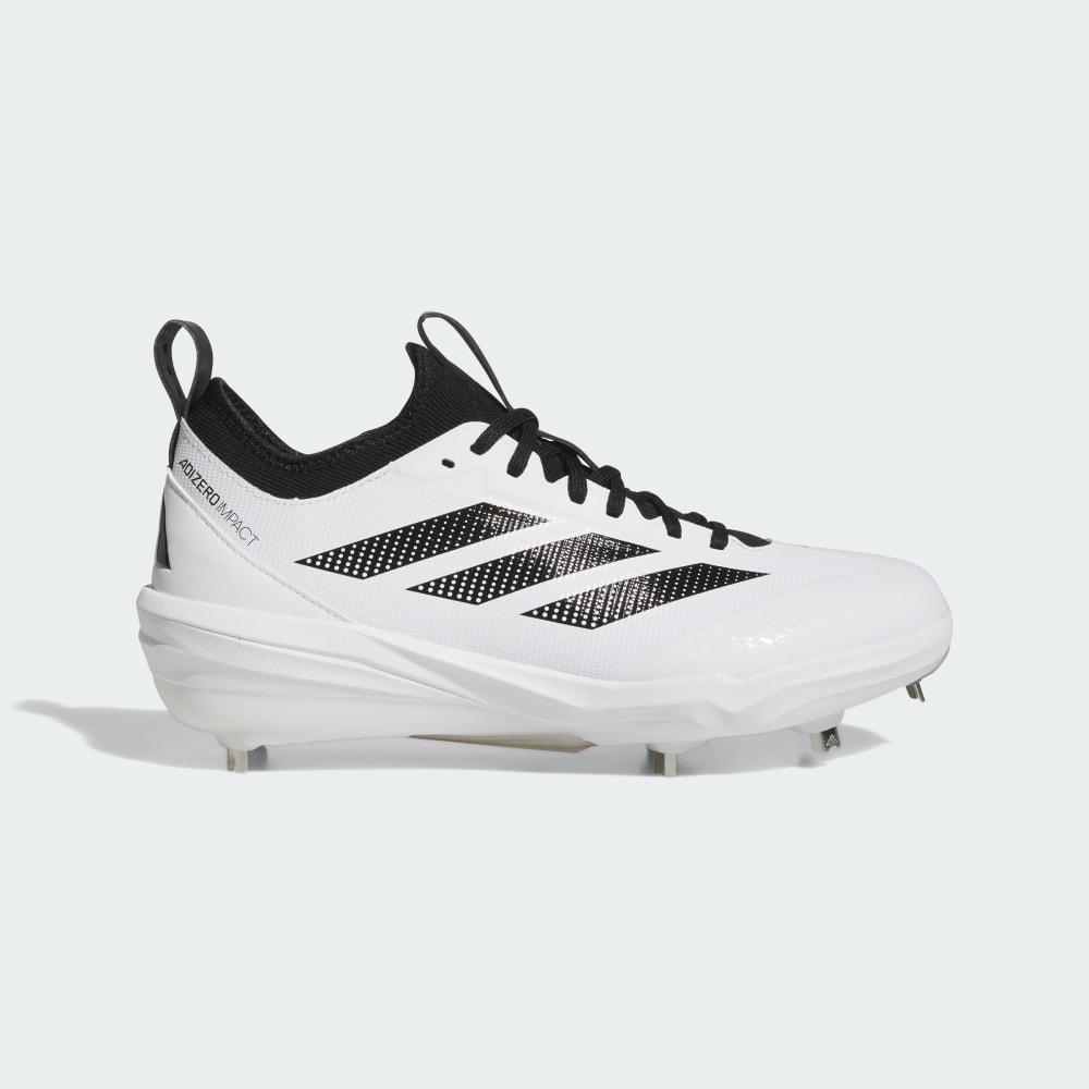 

Бутсы Adidas Adizero Impact 2.0 baseball Cleats, цвет Cloud White/Core Black/Core Black