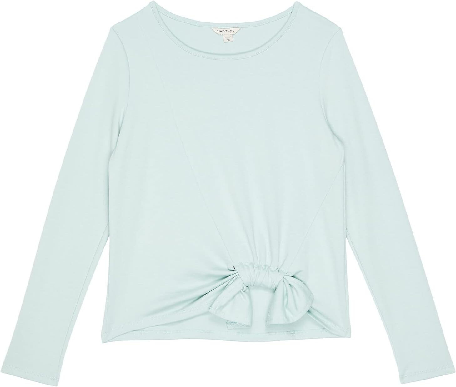 

Топ HABITUAL girl Presley Ponte Tie Front Top, цвет Aqua