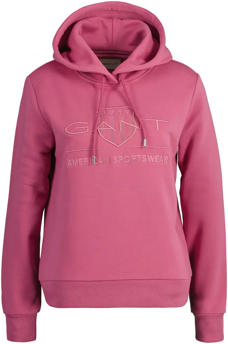 

Толстовка Gant "REG TONAL SHIELD HOODIE", со шнуром, цвет Dark Lavender