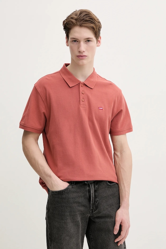 

Хлопковая поло Levi'S, оранжевый