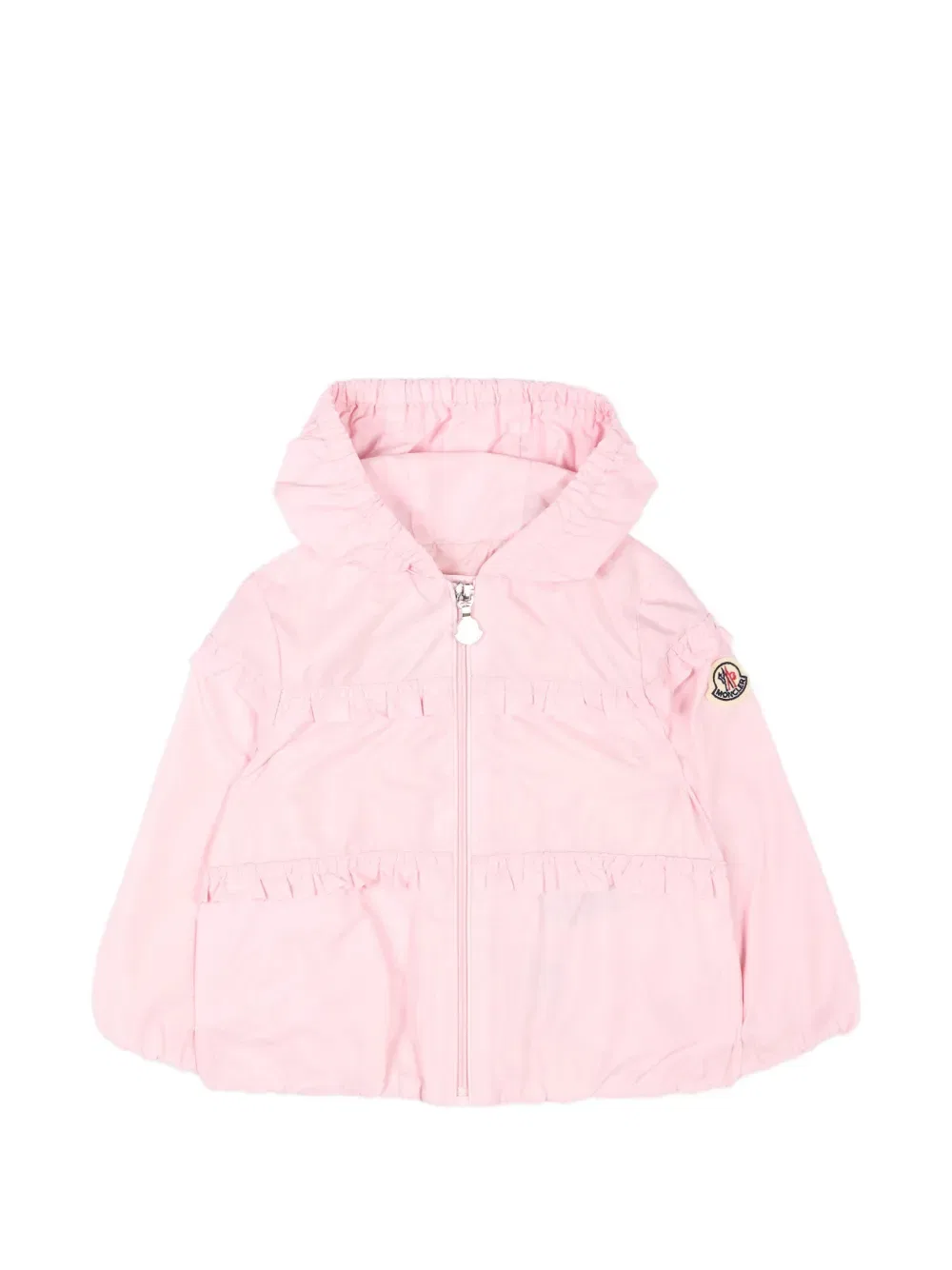 Дождевая куртка Hiti с капюшоном Moncler Enfant, розовый
