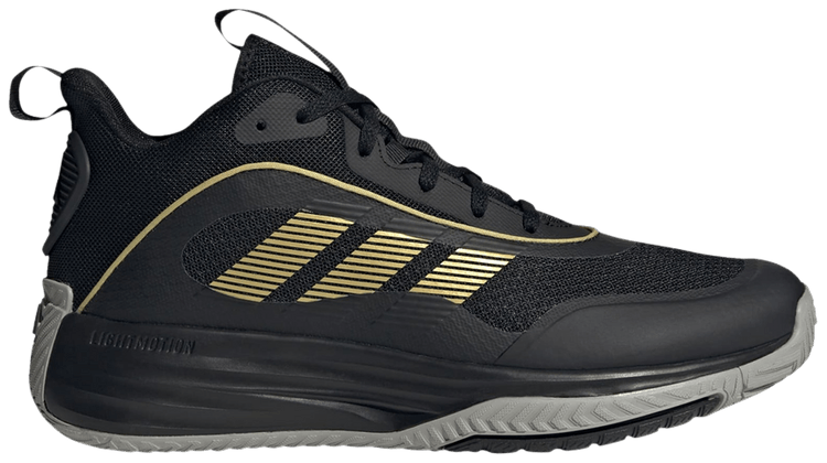 

Кроссовки adidas Own the Game 3 'Black Gold Metallic', черный