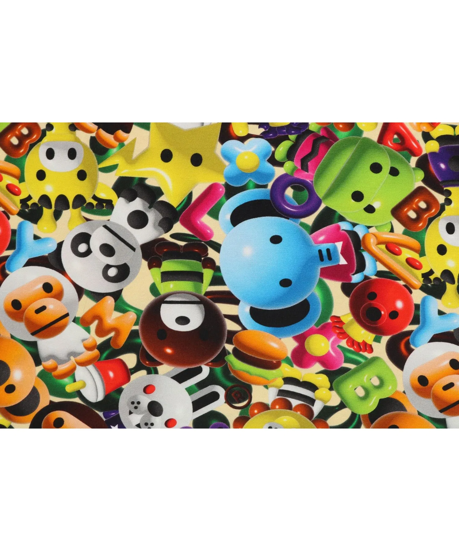 Детская футболка 3D MILO ALL FRIENDS A BATHING APE разноцветная — фото 3