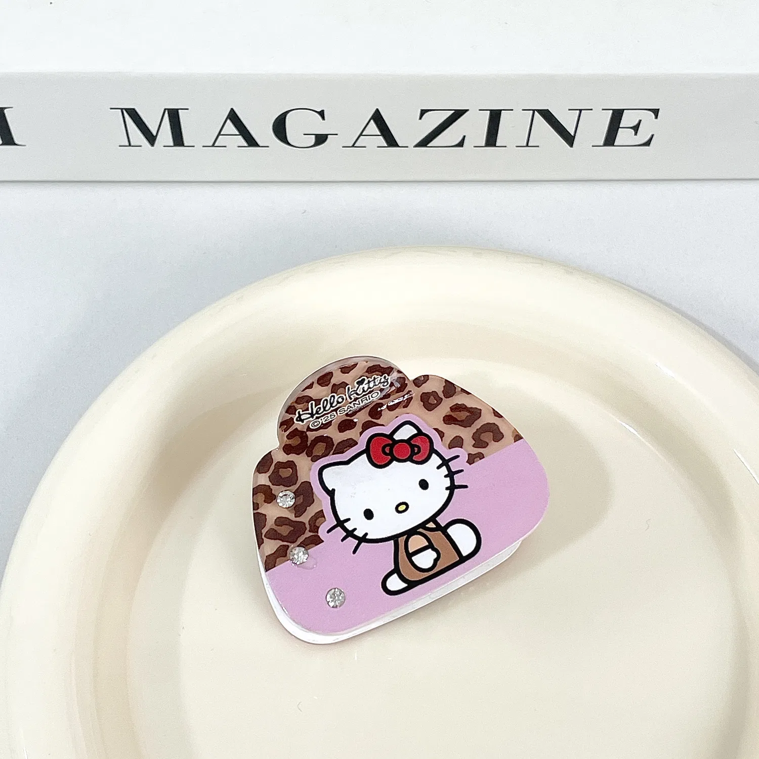 Заколка для волос Hello Kitty акриловая Sanrio — фото 3
