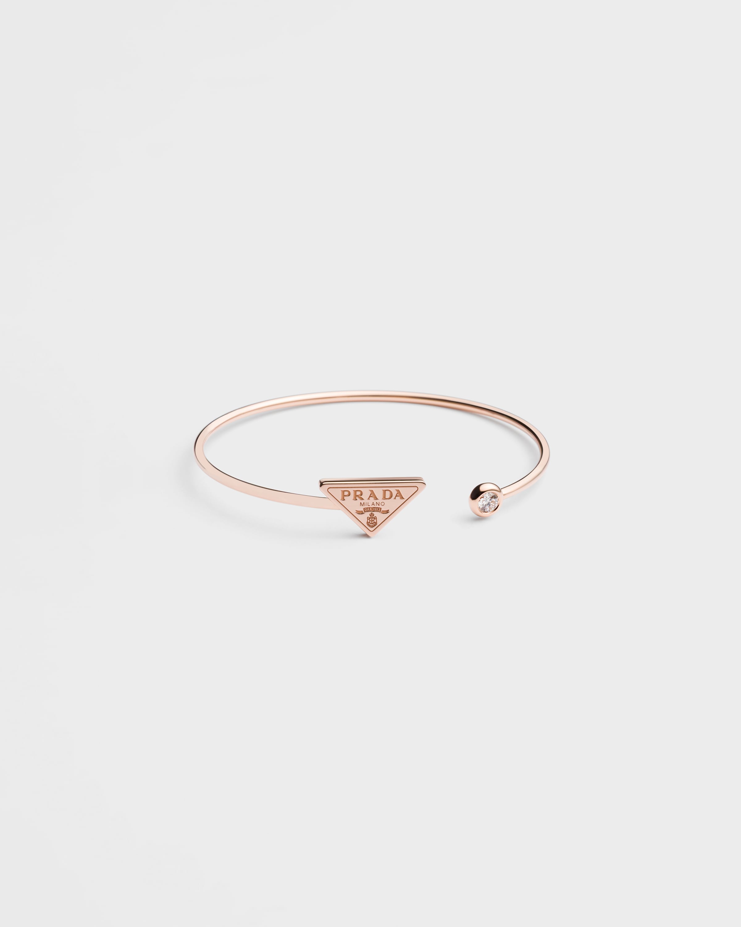 

Prada Браслет-кафф Eternal Gold из розового золота с бриллиантом