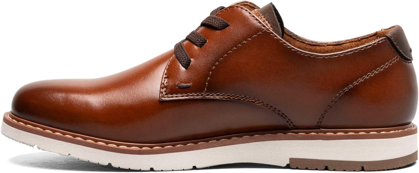 Детские оксфорды Florsheim Vibe с простым носком- для маленьких и больших детей, Cognac — фото 4