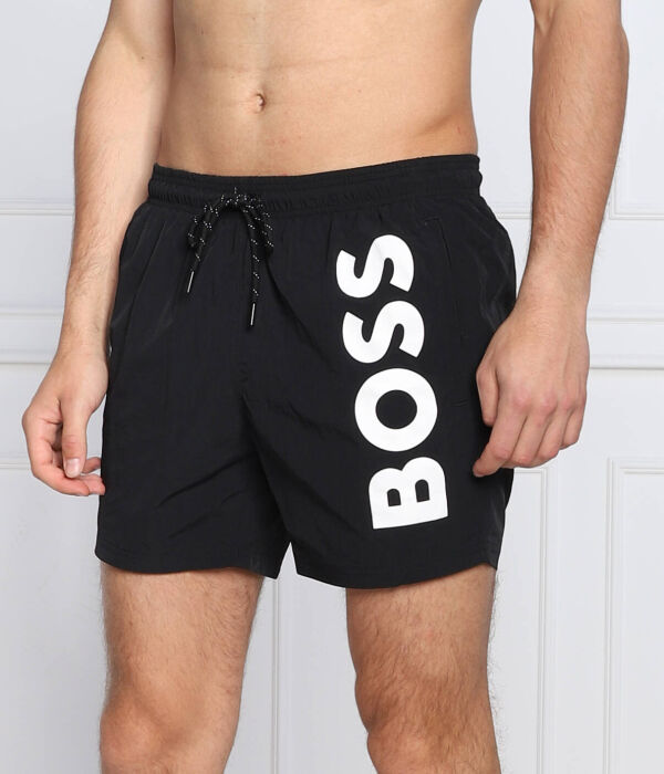 

Шорты для плавания «Осьминог» Regular fit Boss Bodywear, черный