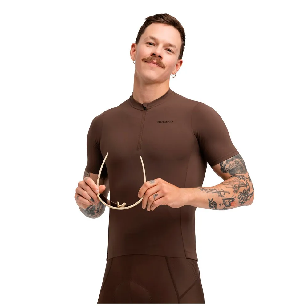 

Джерси с коротким рукавом Siroko GM5 Terraquest, коричневый