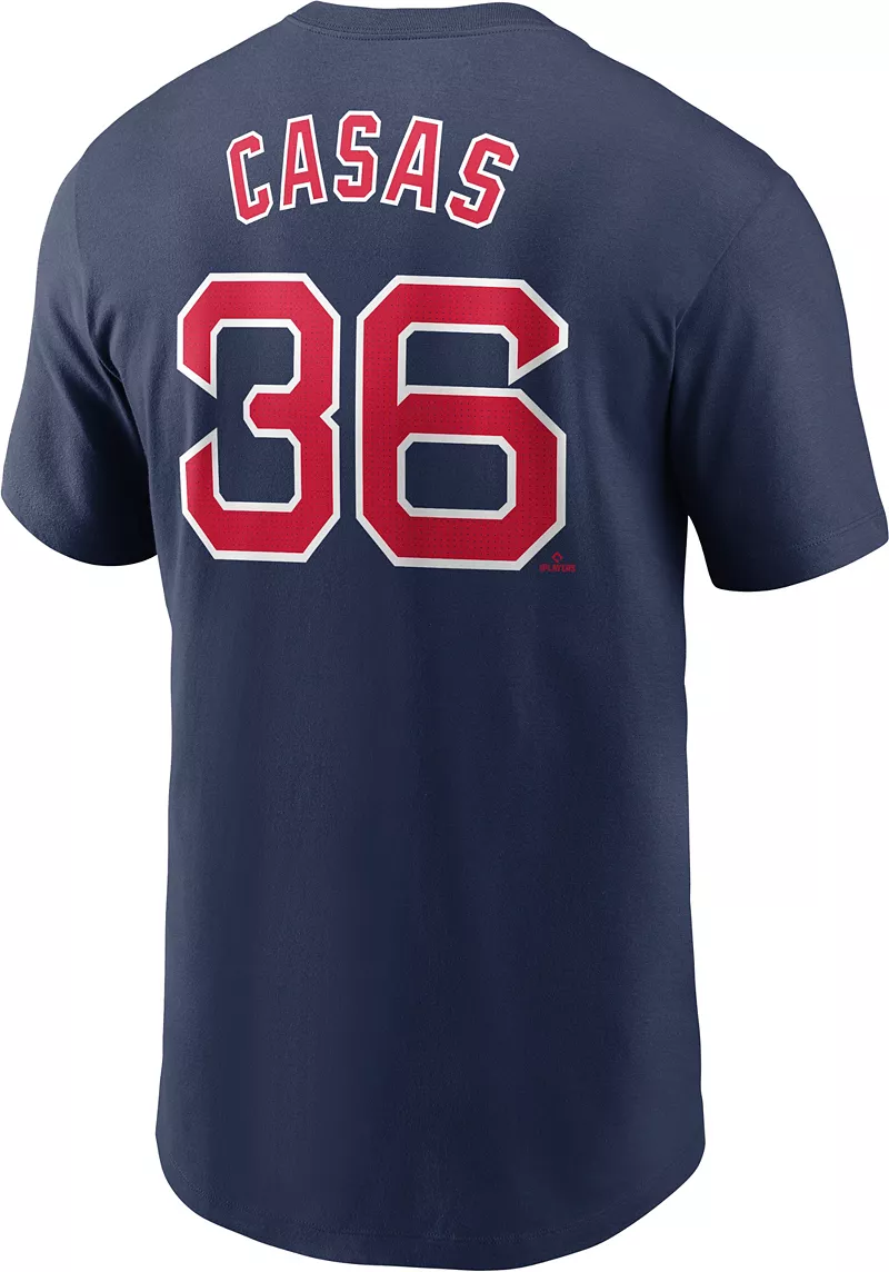 Мужская темно-синяя футболка Nike Boston Red Sox Triston Casas #26 — фото 3
