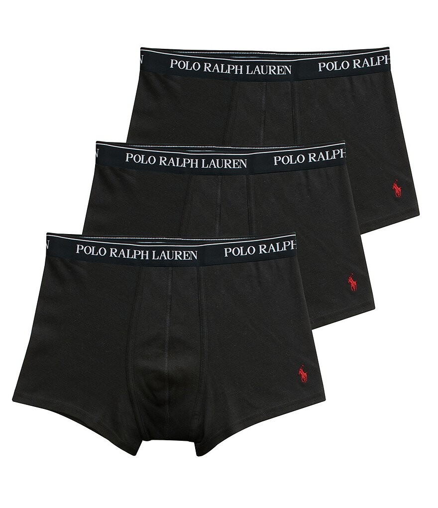 

Набор из 3 трусов-боксеров классического кроя Polo Ralph Lauren в ассортименте, черный