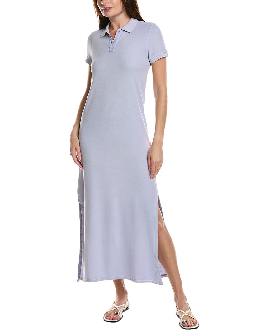 

Платье-поло из пике ATM Anthony Thomas Melillo, фиолетовый