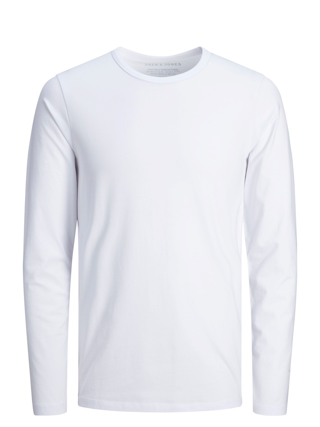 

Лонгслив Jack & Jones Basic Stretch Shirt JJEBASIC Dünner Pullover, белый