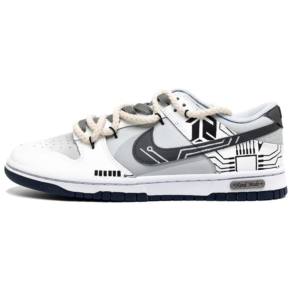 

Кроссовки Nike Dunk Skateboard Shoes Men Low-Top White, Белый, Кроссовки Nike Dunk Skateboard Shoes Men Low-Top White