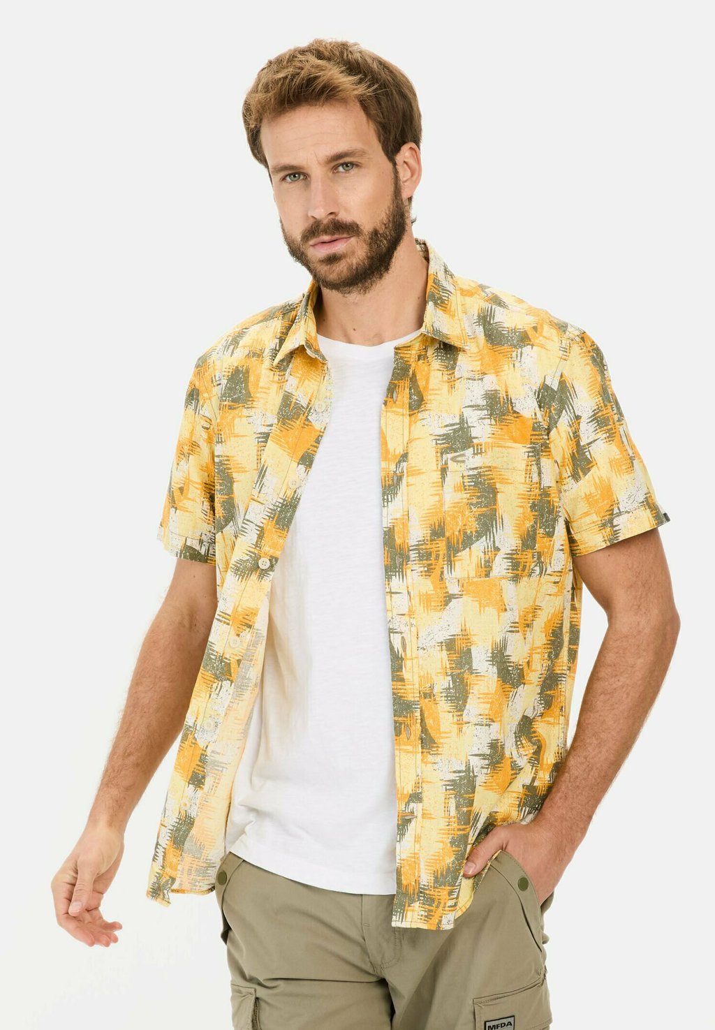 

Рубашка SHORTSLEEVE camel active, желтый