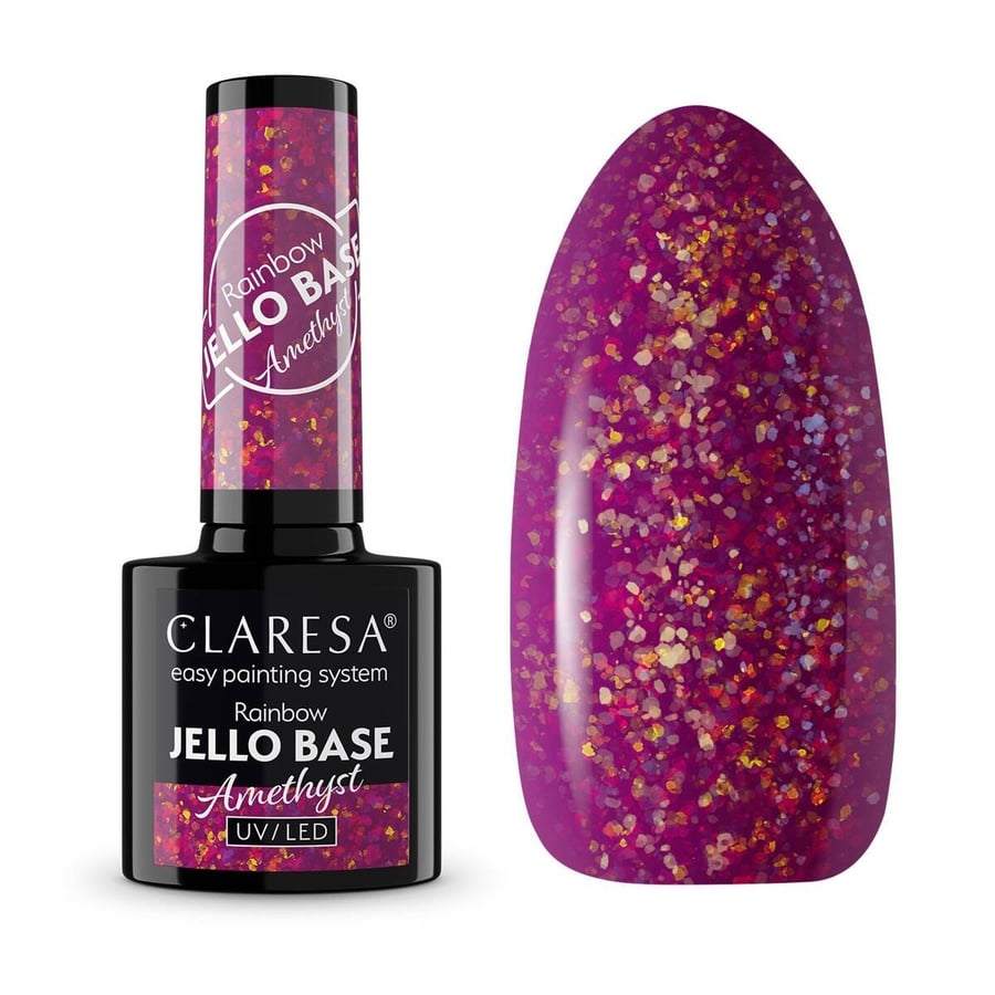

Claresa Rainbow Hybrid Base - Jello Base Amethyst