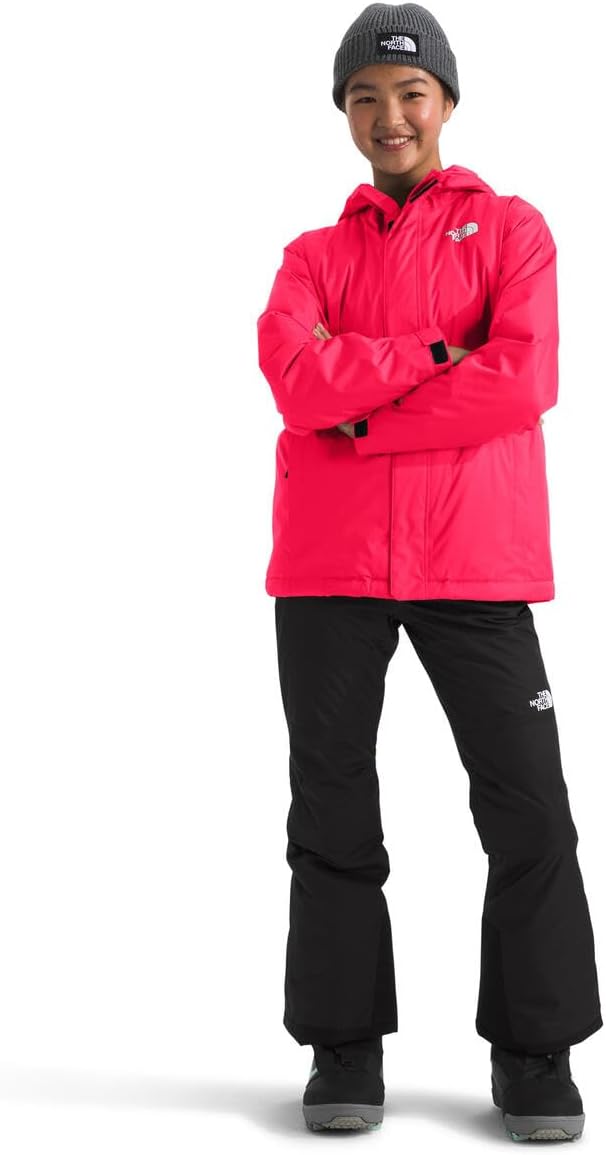 Утепленная куртка THE NORTH FACE Teen Snowquest, Radiant Poppy — фото 4