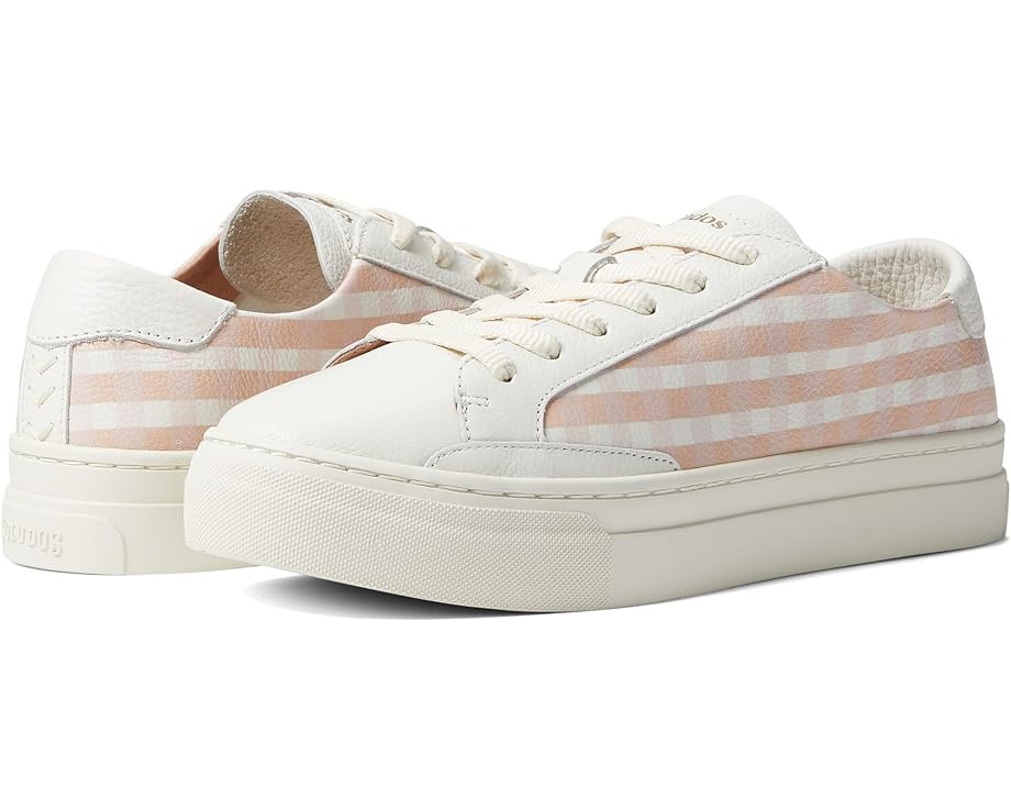 

Кроссовки Soludos Check Mate Ibiza Platform Sneaker, цвет Peach