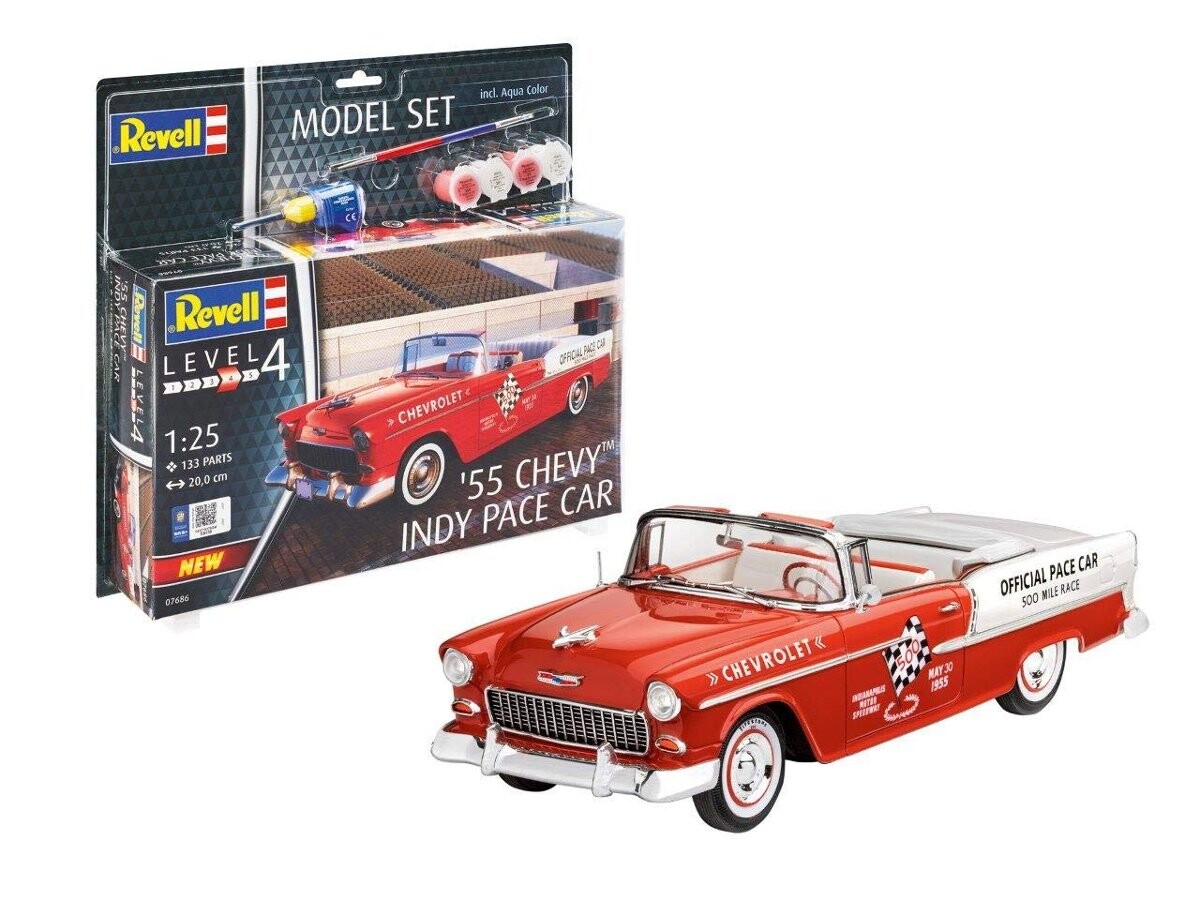 

Revell, Auto Chevy Indy Pace '55, Модельный комплект, 12+
