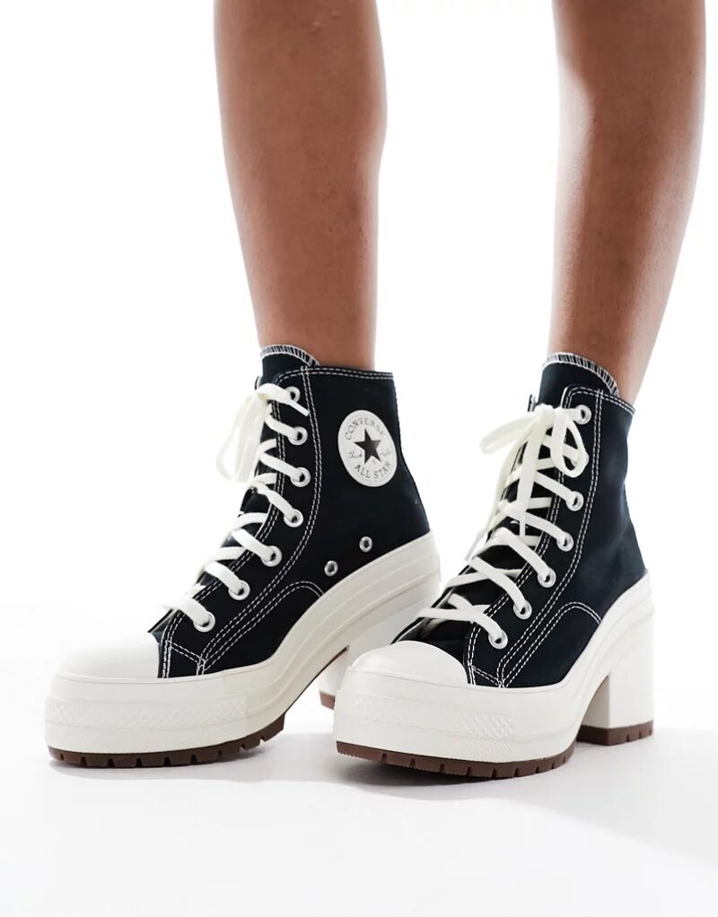 

Черные кроссовки на каблуке Converse Chuck Taylor 70's Deluxe, Черный, Черные кроссовки на каблуке Converse Chuck Taylor 70's Deluxe