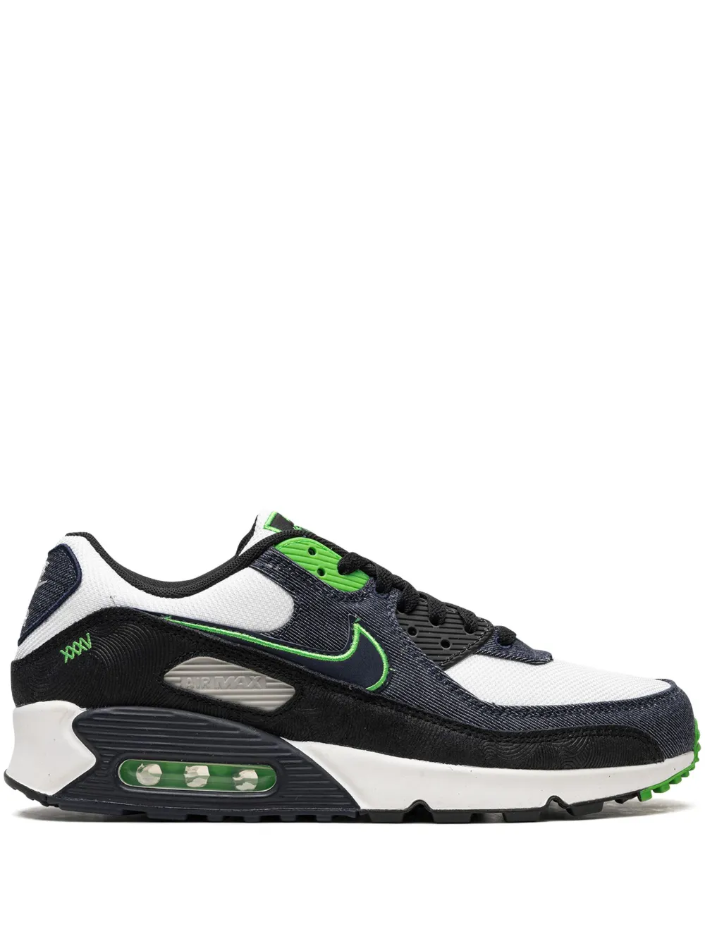 

Кроссовки Air Max 90 Scream Green Nike, черный