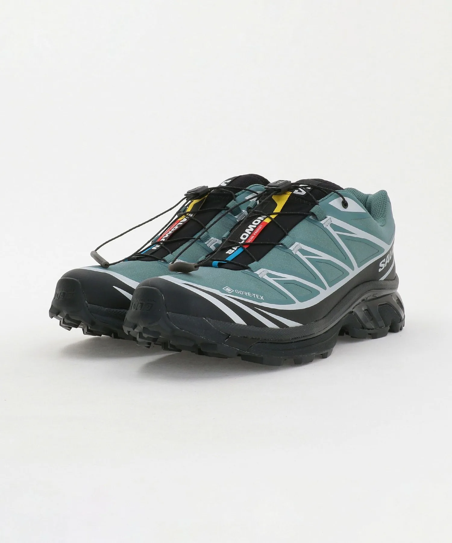 Мужские кроссовки для трейла с Gore-Tex Salomon XT-6 GTX красные — фото 2