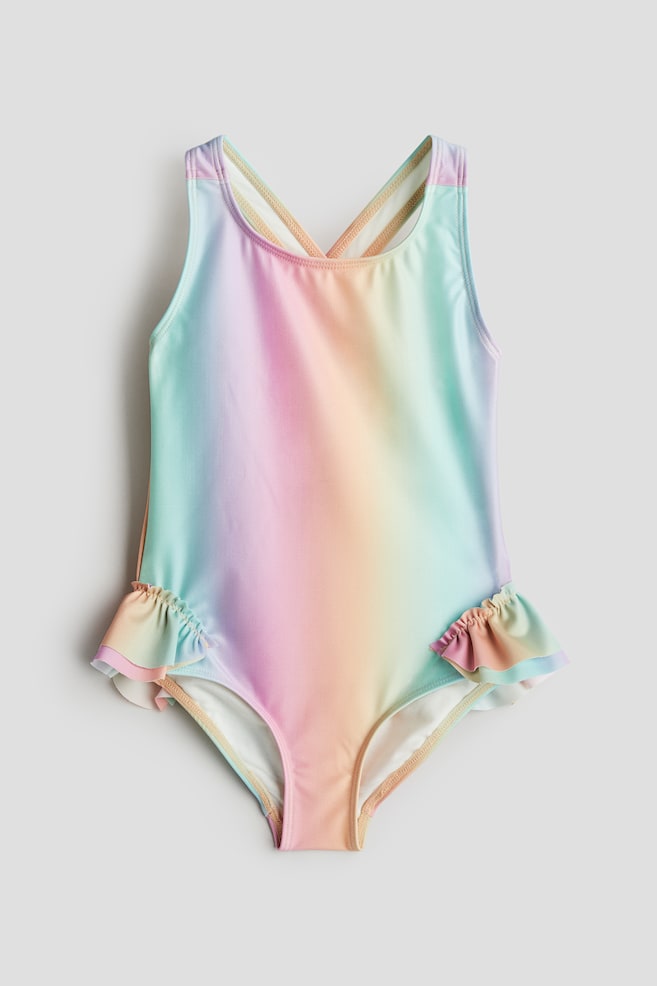 

Купальник с воланами H&M, мультиколор