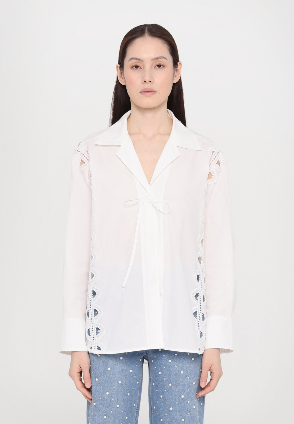 

Блуза CHEMISE sandro, белый