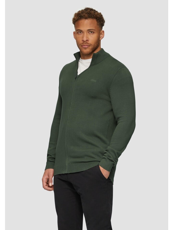 

Переходная куртка s.Oliver Strickjacke langarm, оливковый
