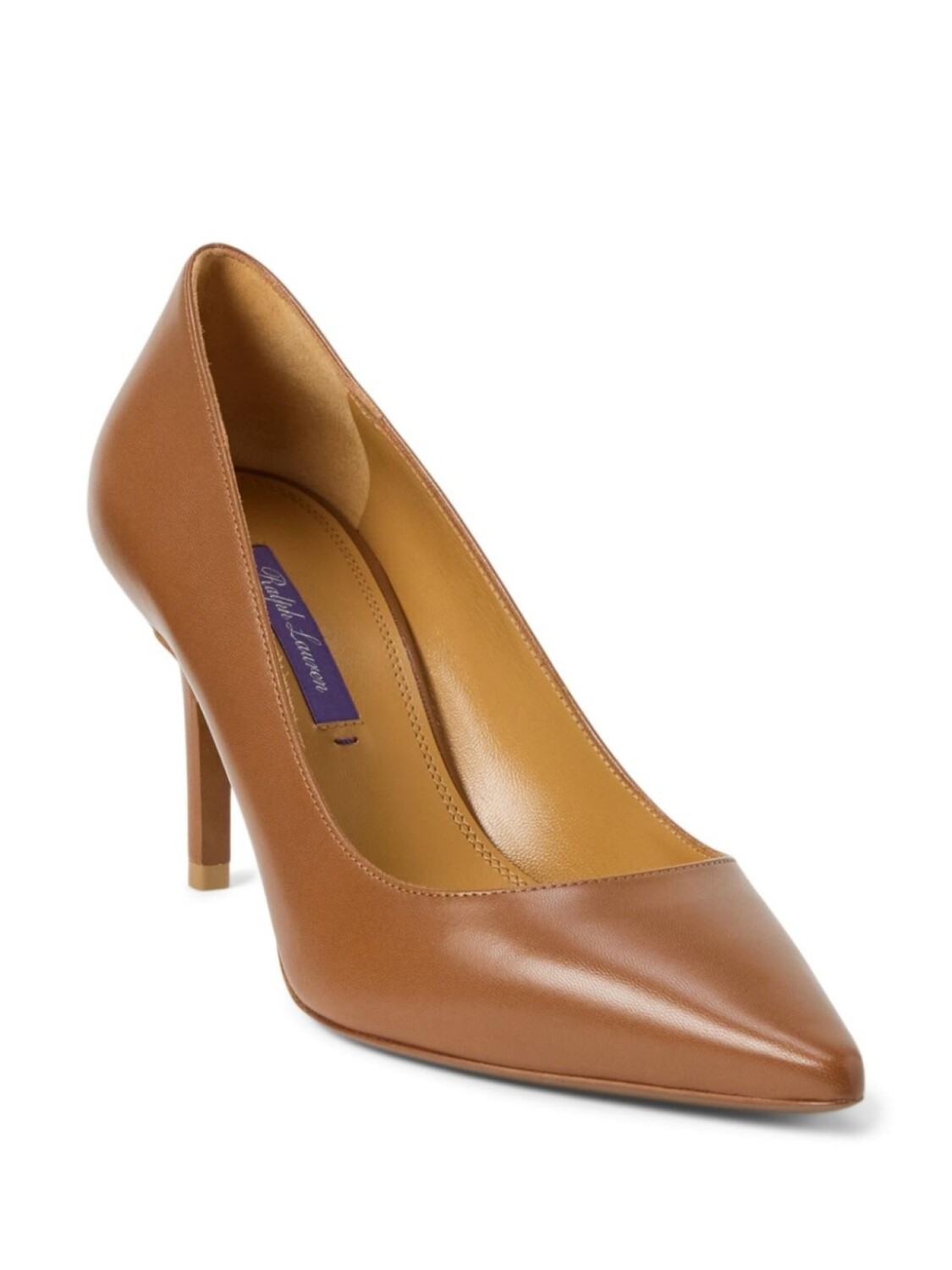 Туфли-лодочки Lanette 70 мм из коллекции Ralph Lauren Ralph Lauren Collection, коричневый — фото 2