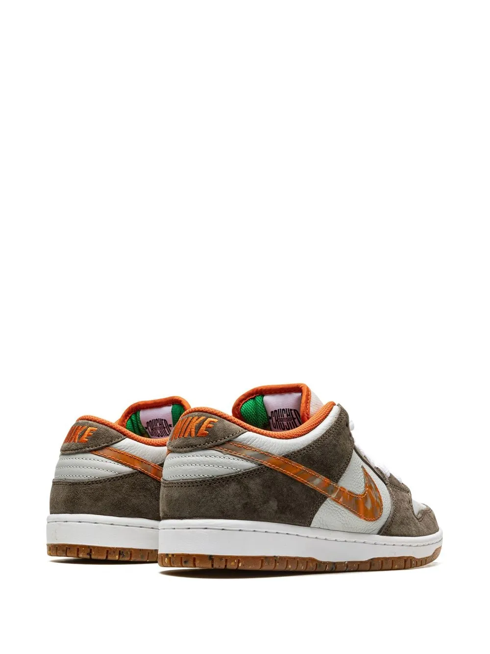 Кроссовки SB Dunk Low Golden Hour из коллаборации с Crushed D.C Nike, зеленый — фото 3