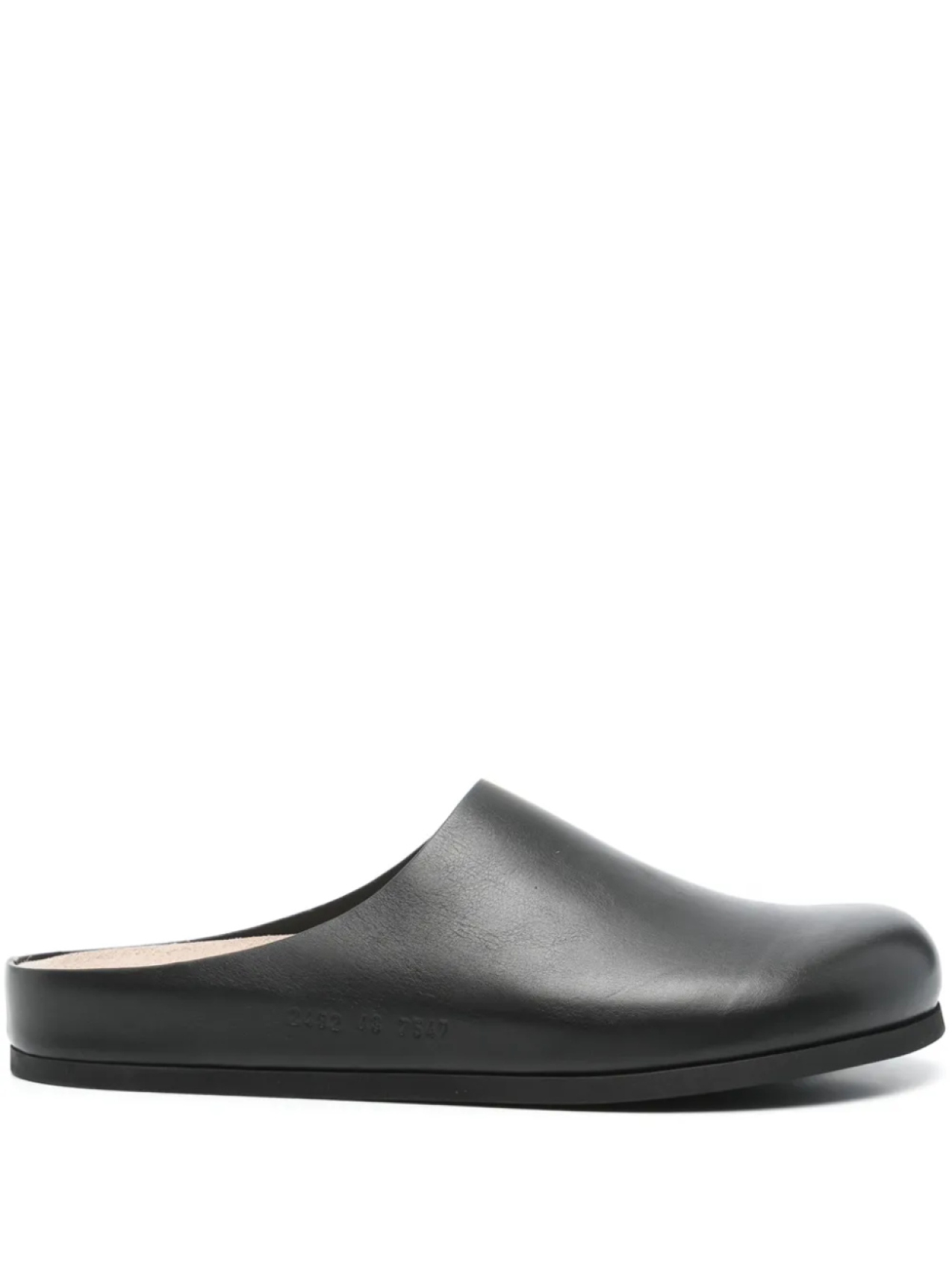 

Тапочки из кожи Common Projects, черный