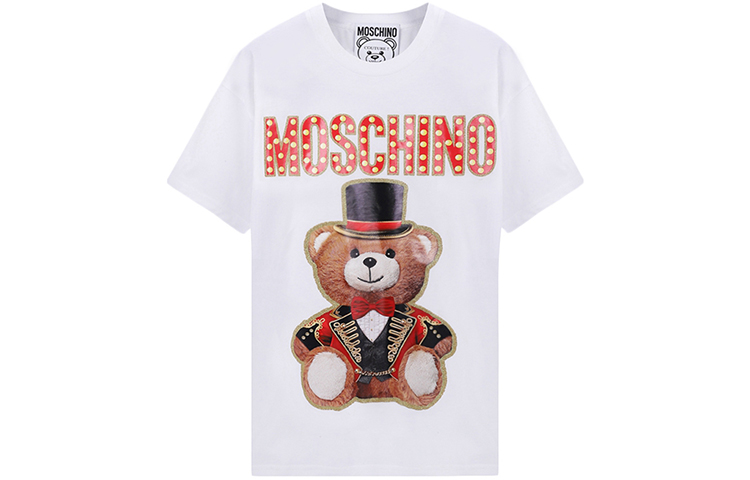 

Футболка унисекс белая MOSCHINO SS21