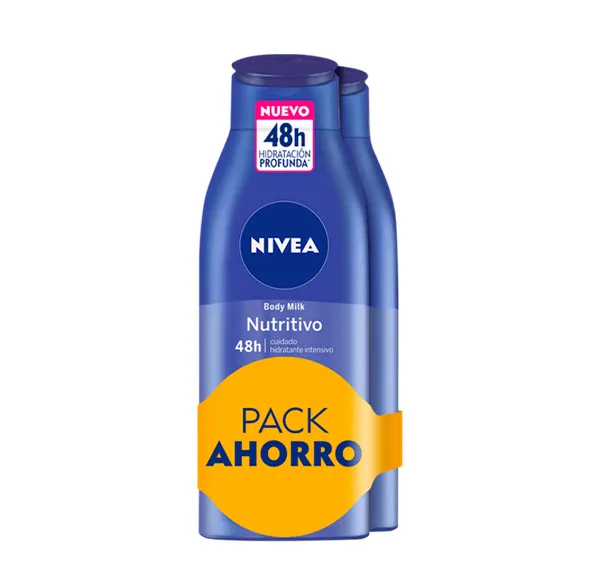

Пакет спасения тела Body Milk Nutritiva Nivea, 2 UD