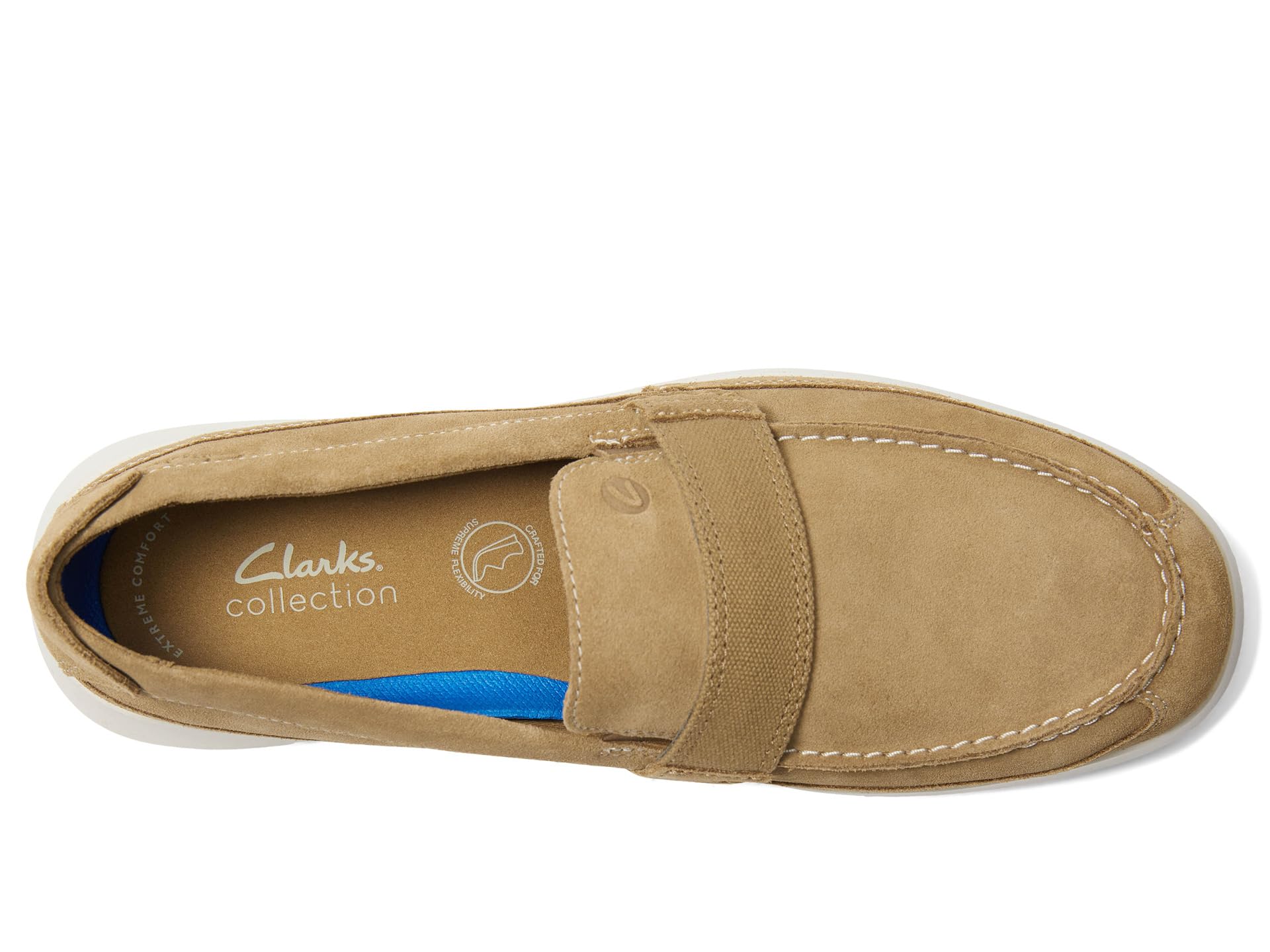 Туфли Clarks Flexway Band, цвет Sand Suede — фото 2