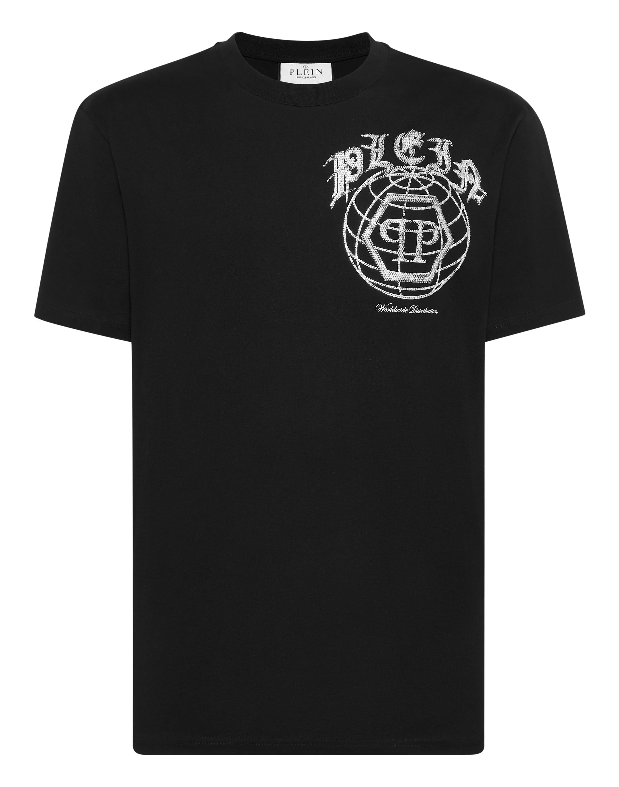 

Футболка с круглым вырезом SS PHILIPP PLEIN, черный