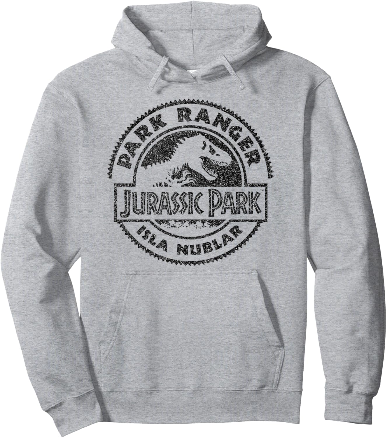 

Худи с графическим изображением рейнджера острова Юрского периода Jurassic Park, серый