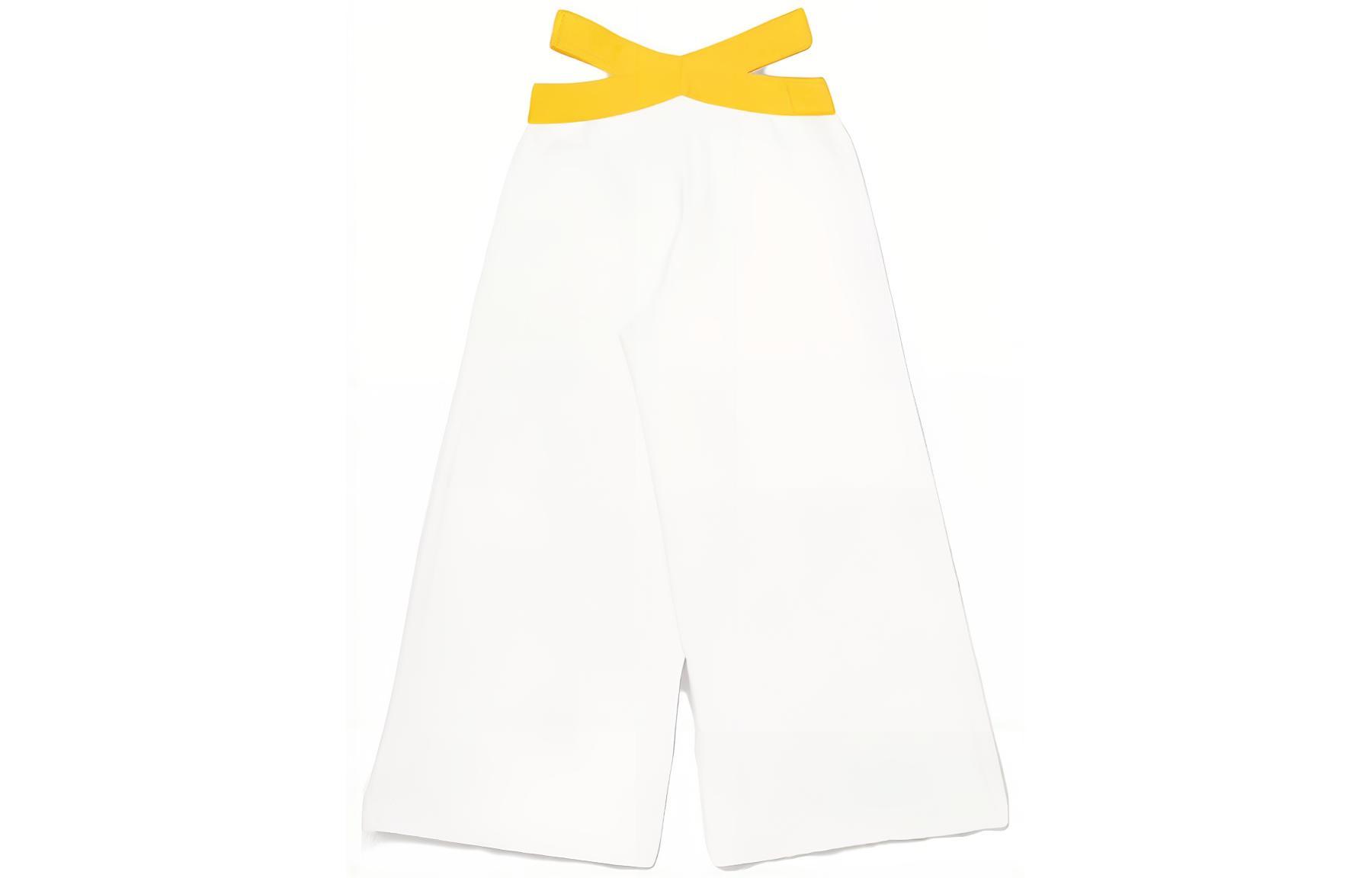 

Детские вязаные спортивные штаны Moderate FENDI, белый