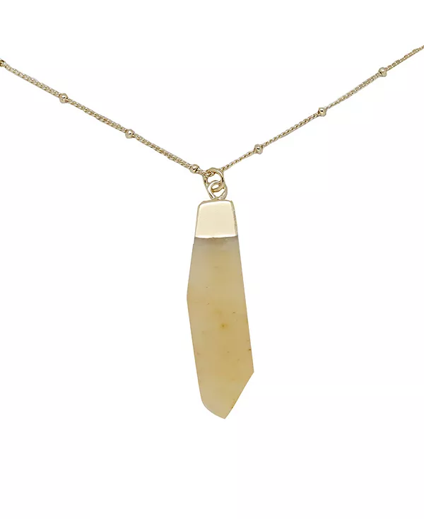 

Ожерелье с подвеской из камня Charged, citrine