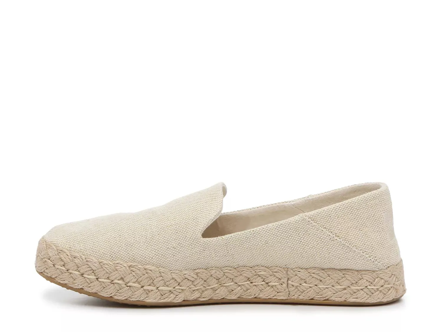 Эспадрильи TOMS Alison Slip-On — женские, натуральный бежевый/золотистый — фото 3